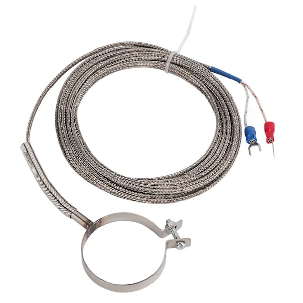 Termoelementgjenge Høy Sensitivitet Bredt Måleområde 0?400C Multi Størrelse Temperaturkontroller Probe for Industri 5 Meter