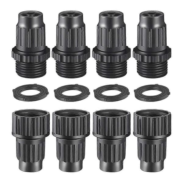4 st Droppbevattningstryckregulator 25 PSI & Kranadapterkit, Tryckregulator, Droppbevattningsslangadapter
