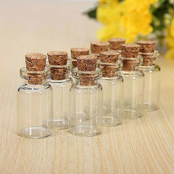 20 stk. 23x13mm Mini Kork Vedhæng Håndværk Glasflasker