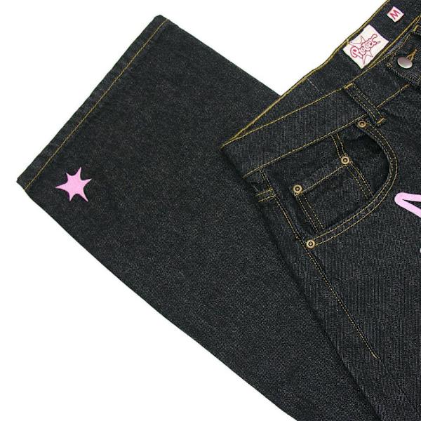 Retro Herrbyxor Street Sommar Casual Raka Ben Byxor black red M