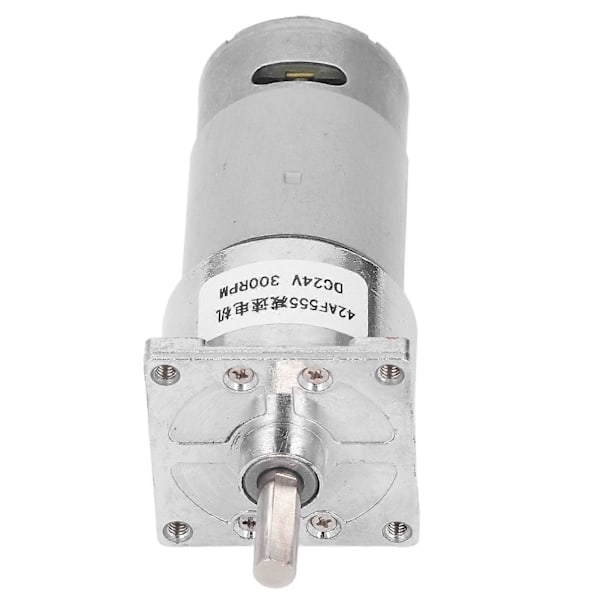 DC24V Vaihdemoottori Itselukittuva Ruuvivaihde Nopeuden Alennus Moottori Keskusakselilla CW CCW 42F555 300RPM