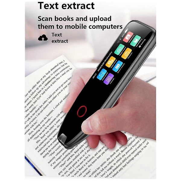 Ordbok Översättningspenna Skanner Textskanning Läsnings Översättare Enhet Flerspråkig Skanner Stödjer 113 Språk