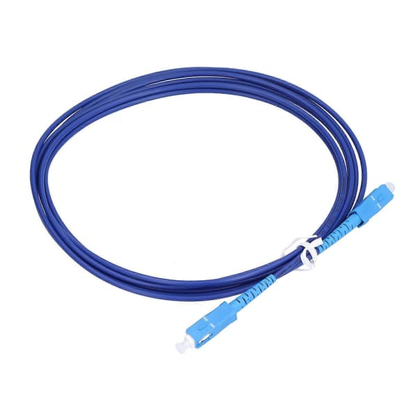 Optisk Fiber Patchkabel Armerad Jumper Singlemode 1 Kärna Optisk Kabel SC UPCSC UPC Blå (3 meter)