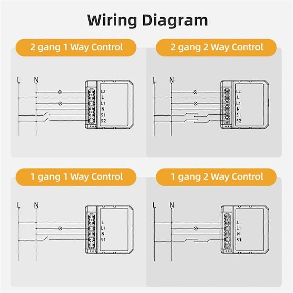 Tuya Zigbee Smart Dæmper Switch Modul 1CH Kontrol LED Lys Dæmpbar Switch Trinløs Dæmpning+Stemmestyring
