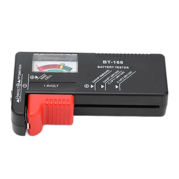 Pointer BT168 Batterikapacitetstester Bærbar Batteritjekker til 1,5V 9V Batteri