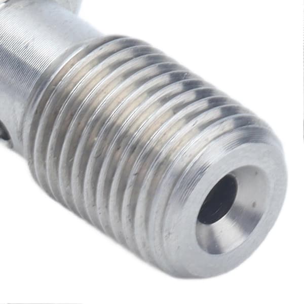 0,8in Banjo Bolt Fitting M10x1,0 Rustfrit Stål Korrosionsbestandig Tilbehør til Bil