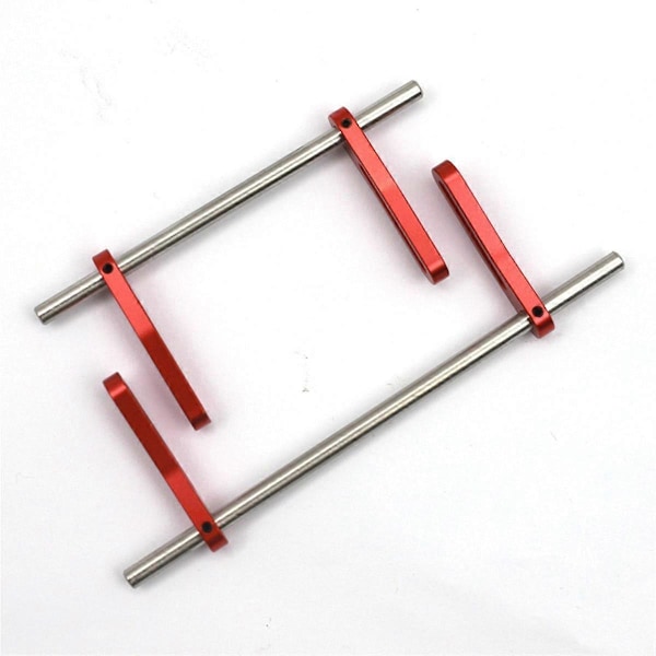 RC Bil Oppgradering Justerbart Front- og Bakfanger Kit for 1/10 SCX10 TRX4 LCG RC Bil Oppgraderingsdeler Rød