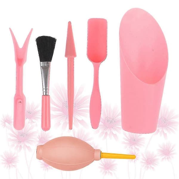 1 Set/6st Mini Trädgårdsredskap Trädgård Växtspade Suckulenter Vattning