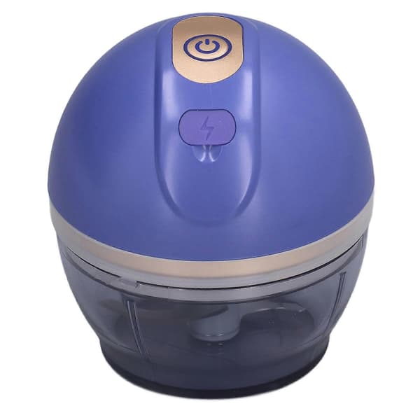 Elektrisk hakker, liten, bærbar, trådløs design, vanntett knapp, USB-lading, 150 ml matblender