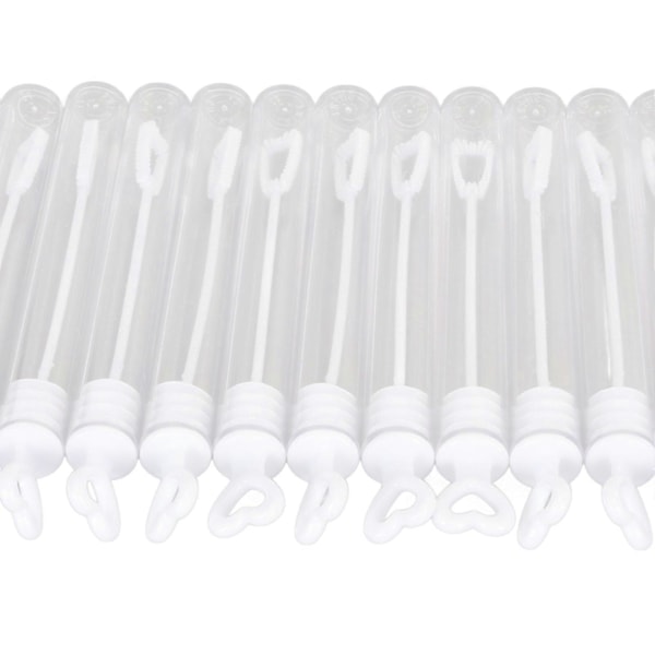 50 st Bubbelstav Transparent Utseende Läcksäker Lättvikt Bubbelstavar Bulk för Bröllop Fester Jubileum