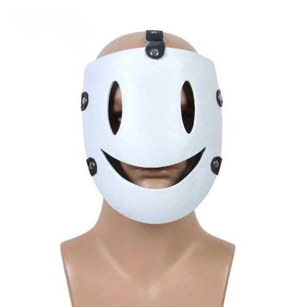 High Level Invasion Anime Vit Leende Mask Cosplay Mask Rekvisita