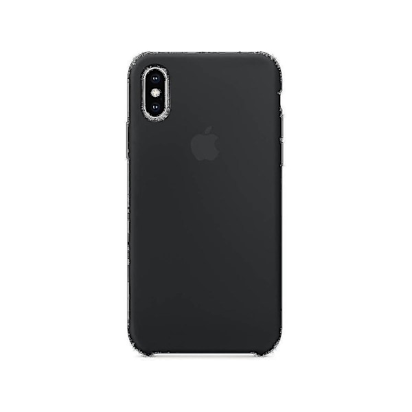 Smalt Silikon TPU-fodral för iPhone Xs Max black