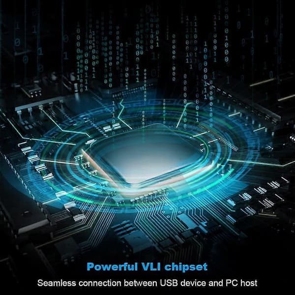 3A1C PCI-E til USB 3.0 4-Port(1XUSB-C-3XUSB-A) Udvidelseskort, med 15-Pin SATA Strømstik, Egnet til Windows
