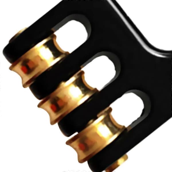 Vindsurfingsrig-talje i aluminiumslegering med 3 hjul, surfhardware