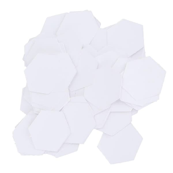 100 stk. PatchWork Skabelon Hex Papir Modelboard Quilting Syning Håndværk DIY Syværktøj (22mm Hex)
