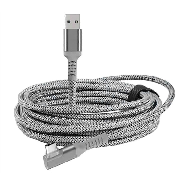 5Gbps Dataoverføring Ladekabel USB3.2 Gen1 til Type-C for 2 Link Kabel VR Headset for Quest 3 PICO 4
