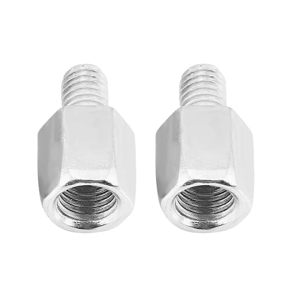 Par 8mm 10mm Universal Motorcykel Backspegel Sidospeglar Blå