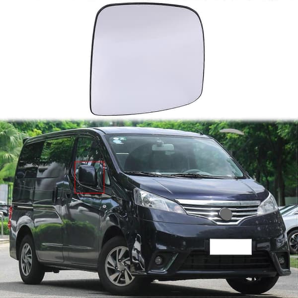 Höger Sida Uppvärmd Glas Backspegel Sidospegel för NV200 2010-2018