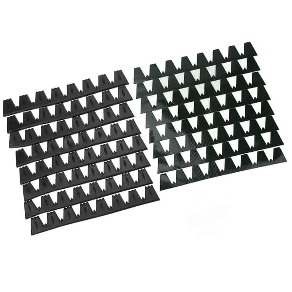 8 stk. Frontfanger Skrapebeskyttelse Frontfanger Beskyttelse Anti-ripe Universell Passform for Biler Svart