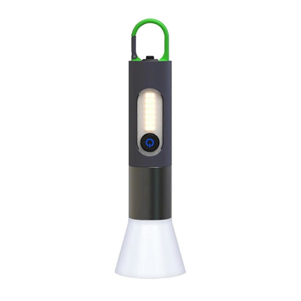 Bärbar ficklampa IPX4 Vattentät Zoom Fokus Hög Ljusstyrka Långt Bestrålningsavstånd med Sidoljus Utomhus Mini Ficklampa Snabb Laddning LED Tor