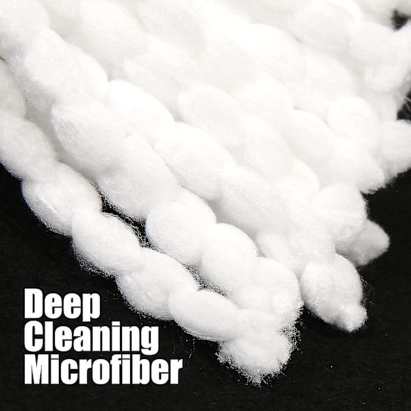 2/3-pack mopphuvuden, kompatibla med O Cedar Easywring Spin Mop - mikrofiber, djuprengöring, maskintvättbara och enkla att byta 3 Count