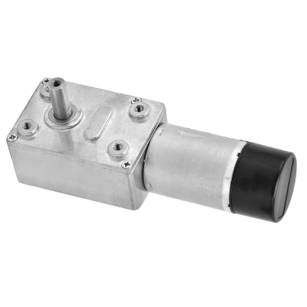 DC Snäckväxelmotor 15mm Dubbel Axel Hastighetsreducerande Drivenhet med Encoder JGY?370DC12V 66RPM