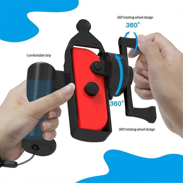 Fiskespö för Nintendo Switch-tillbehör Fiskespel för SWITCH Fiskespelstillbehör för Kontroller