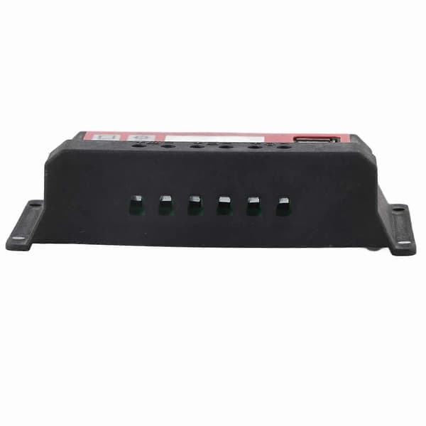 Solar Charge Controller Justerbar Solpanel Batteri Intelligent Regulator med LCD Display 12V 24V20A
