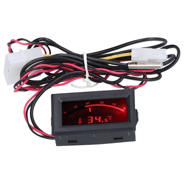 DC 5V Mini Termometer Metallprob Digital Inbäddad Temperaturmätarmodul NTC Sensor TS-805-R (Rött Ljus)