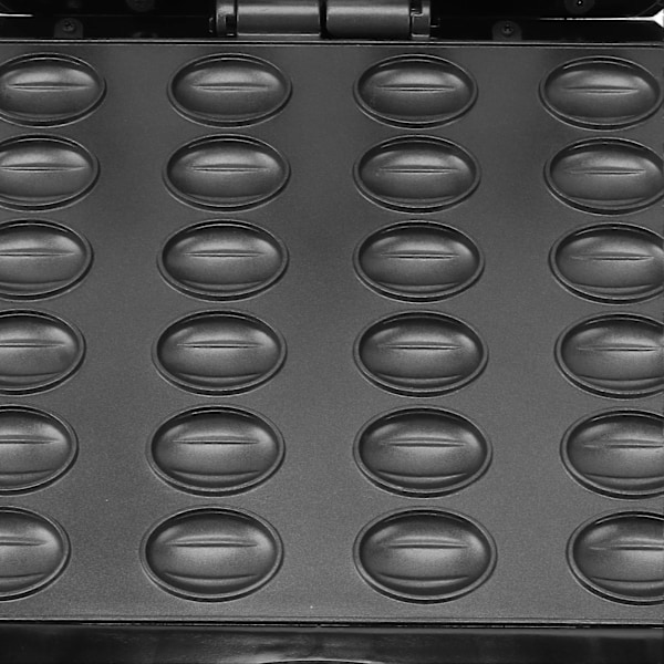 Elektrisk Nøttevaffelmaskin Valnøttkake Maskin 1400W 24 stk Kapasitet for Matlaging EU Plugg 220V