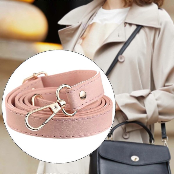 Veskestropp Skulderveskestropp Avtakbar Slitesterk Solid Spenne Veske Stropp Erstatning Veskestropp for Dokumentmapper Crossbody Veske pink