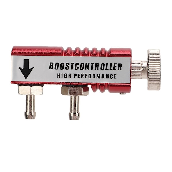Manuell Turbo Boost Controller Kit Aluminiumlegering 1?30PSI Justerbar Universal Passform Rød
