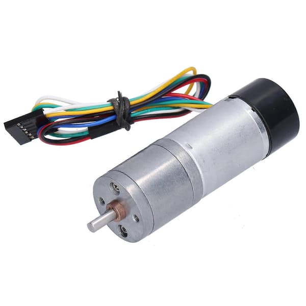 DC Gearmotor med Encoder Hastighedsmålingssignal Feedback Smart Bil Dedikeret JGA25?371DC24V 60RPM