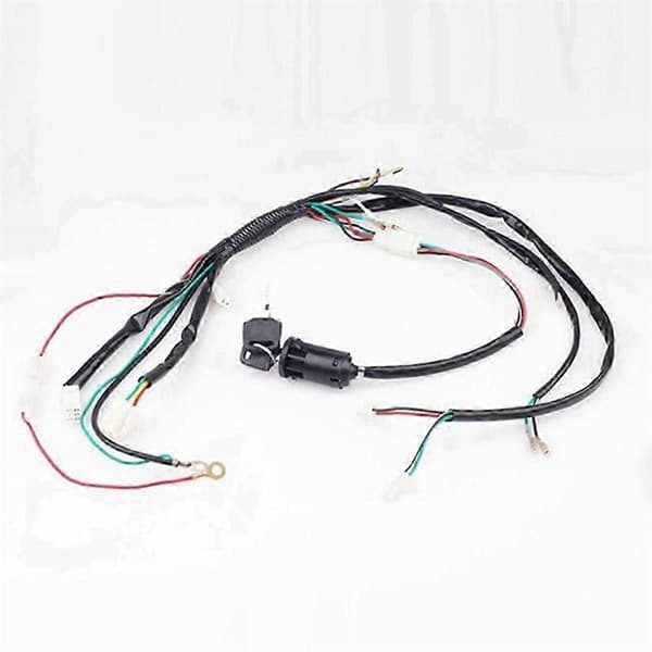 Kabelhärva CDI Tändspole Kit för 50cc 70cc 90cc 110cc ATV Elektrisk Quad Fyrhjuling, Komplett Fordon