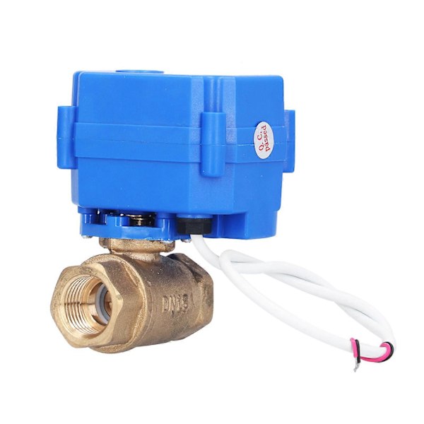 Motoriseret kuglehane DN15 Mini Elektrisk Lige Igennem Hydraulisk Udstyr DC3-6V