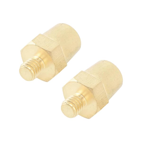 Et par messing batteri side terminal opladningsstolper passer til 9,2 mm positive og negative batterikabelterminaler