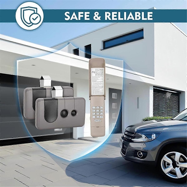 För Sears Garageportfjärrkontroll 139.53753 53753 139.18191 HBW2028 371LM, 1 st för Garageportsöppnare Eeypad