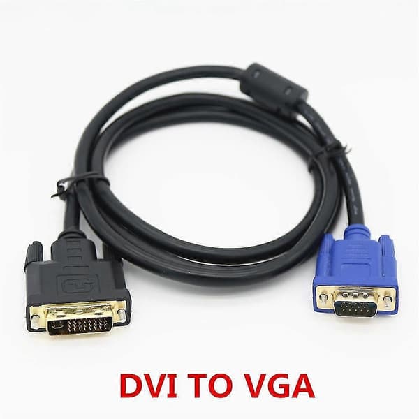 DVI till VGA-kabel VGA till DVI hane till hane HD-kabel