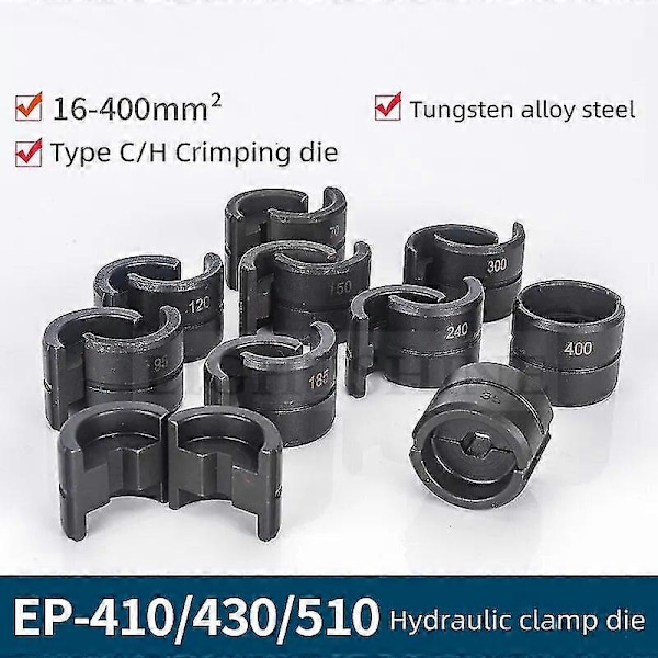 Krympetænger Hydrauliske tænger Dyse Ez-400 Ec-400 Cyo-ep-430 Ep-510410 Pressedyse Modul Type Hexagonal 185mm sq
