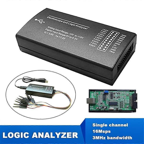 LHT00SU1 Virtuelt oscilloskop logikanalysator multifunktionel fuldt udstyret signalgenerator med 16MHz maks. samplinghastighed