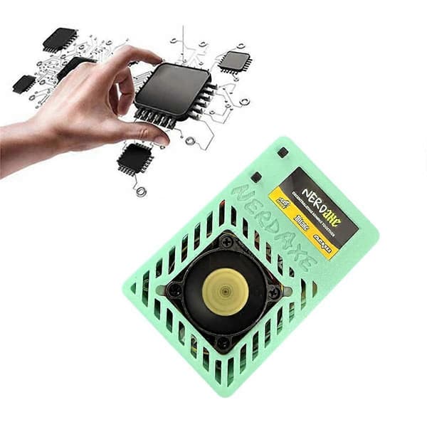 NerdAxe Miner med Display Nerdminer 500Gh/S BM1366 S19XP ASIC Bitaxe Bitcoin Micro-Miner Lotteri Mining Miner AU STIK