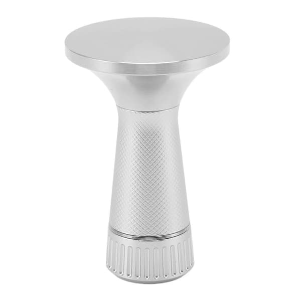 Kaffe Tamper Røresæt Rustfrit Stål 2 i 1 58,3 mm Kaffe Tamper Distributionsnål til Køkken Sølv