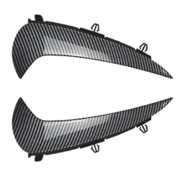 Bil Bakre Stötfångare Diffuser Splitter Spoiler Body Kit för GLC Klass X254 Line 2023+ Kolfiber