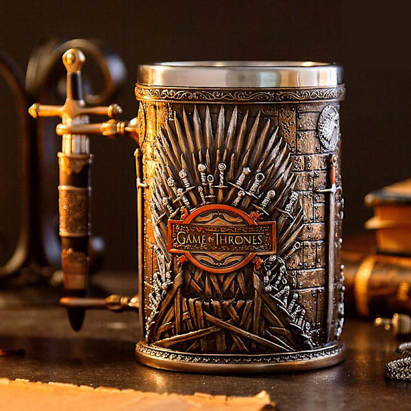 Game of Thrones Mugg Bägare Rostfritt Stål Resin Vinglas color1
