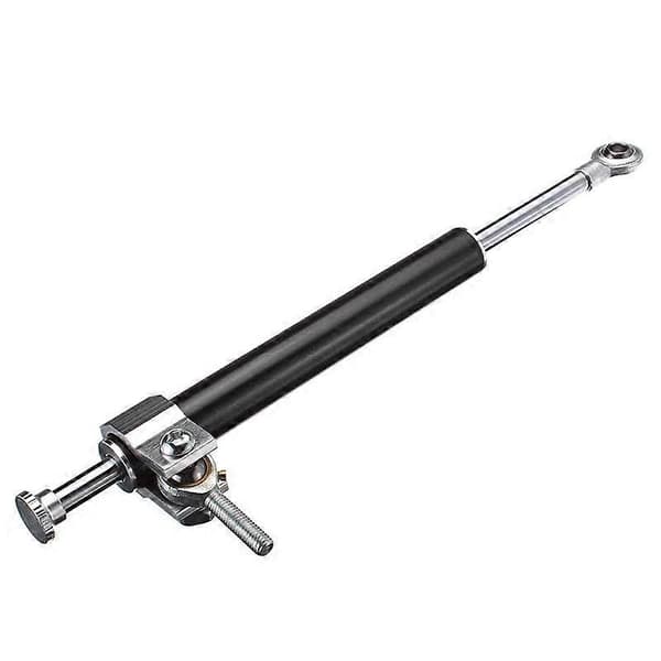 330MM Universal Aluminium Motorsykkel Styredemper Stabilisator 6-veis Justerbar Stabilisator Lineær Sikkerhetskontroll