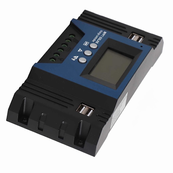 12V 24V Solar Opladningsregulator 4 USB-porte 5V 2.5A Parameter Justerbar LCD-skærm til Hjemme RV Båd 30A