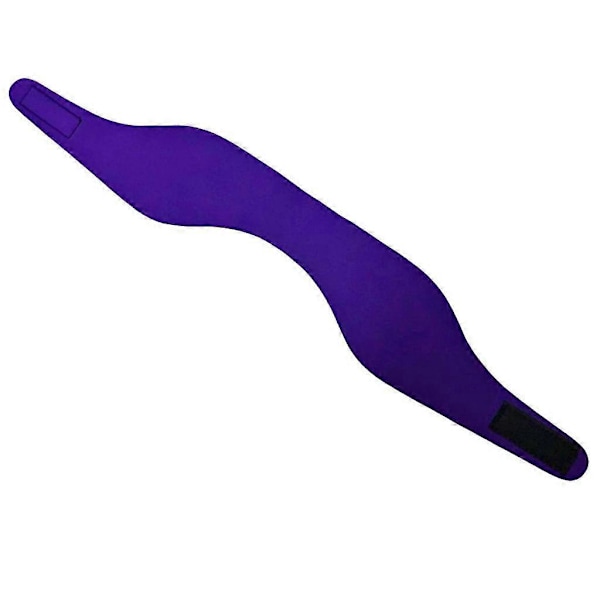Simhårband Bad Surfing Sport-hårband Simning Öronband För Vuxna L purple