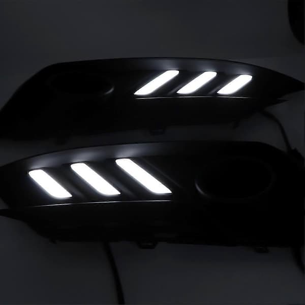 2 stk. LED Kørelys 3 Farver DRL Lampe Passer til Honda Civic 10. generation 2016-2018