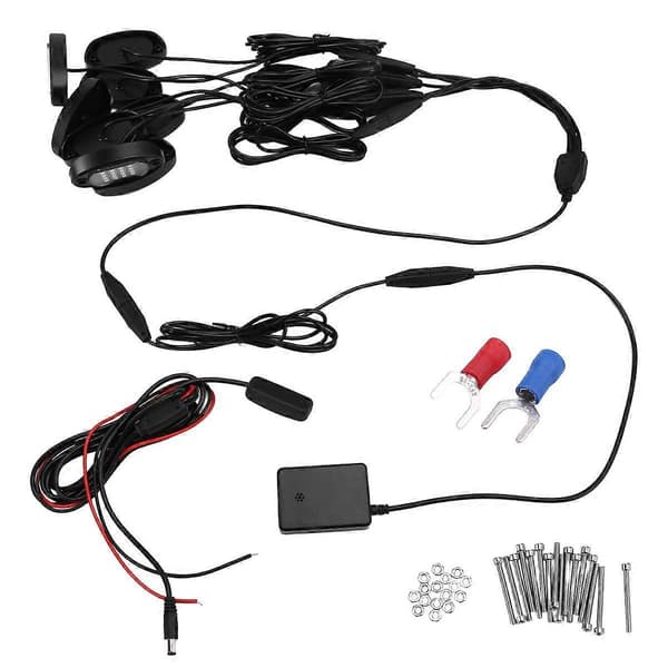 Bil 8 Pods RGB LED Rock Lights Kit Underglow Multicolor Neon Lys Pod med Bluetooth App Kontrol til Lastbil ATV UTV SUV