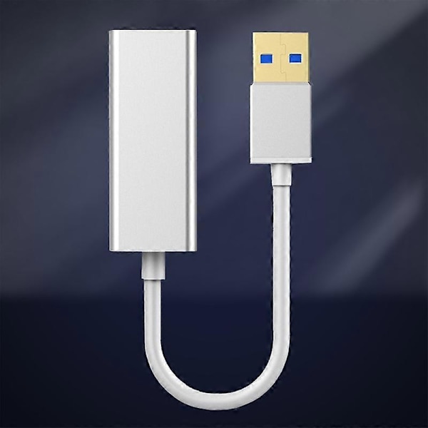 Ethernet-adapter Pluggable Høyhastighets Bærbar USB 3.0 til 2.5Gbps LAN Internettkabelkonverter for datamaskin